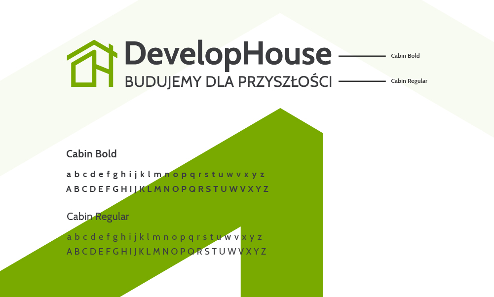 DevelopHouse logo typografia DevelopHouse logo typografia