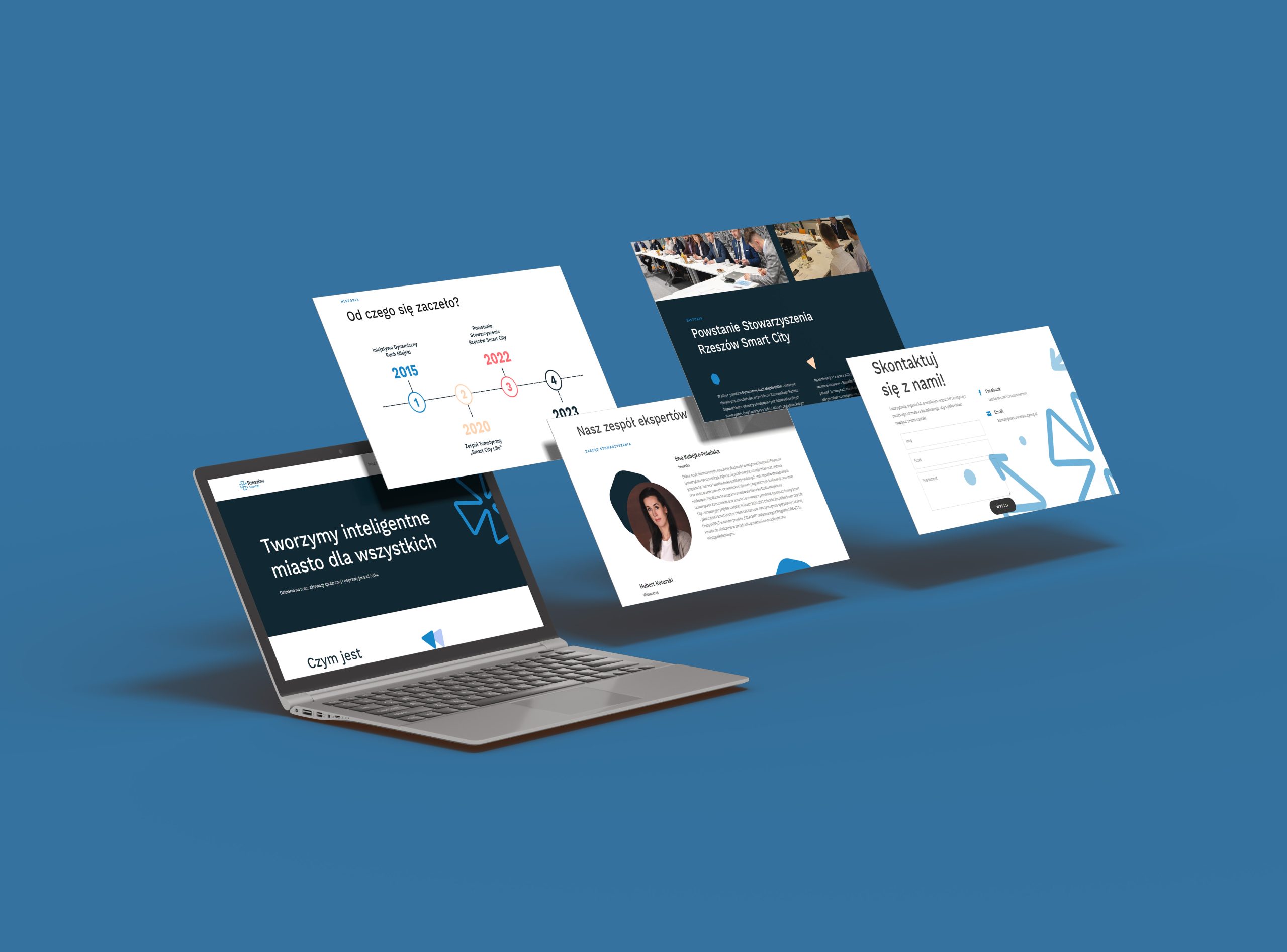 mockup smart city strona